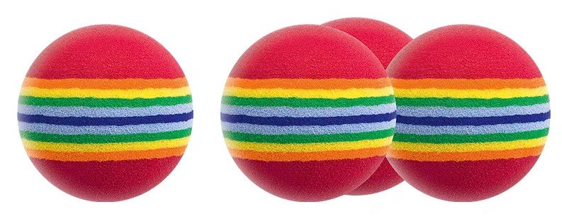 Longridge Multi-Coloured Foam golf balls