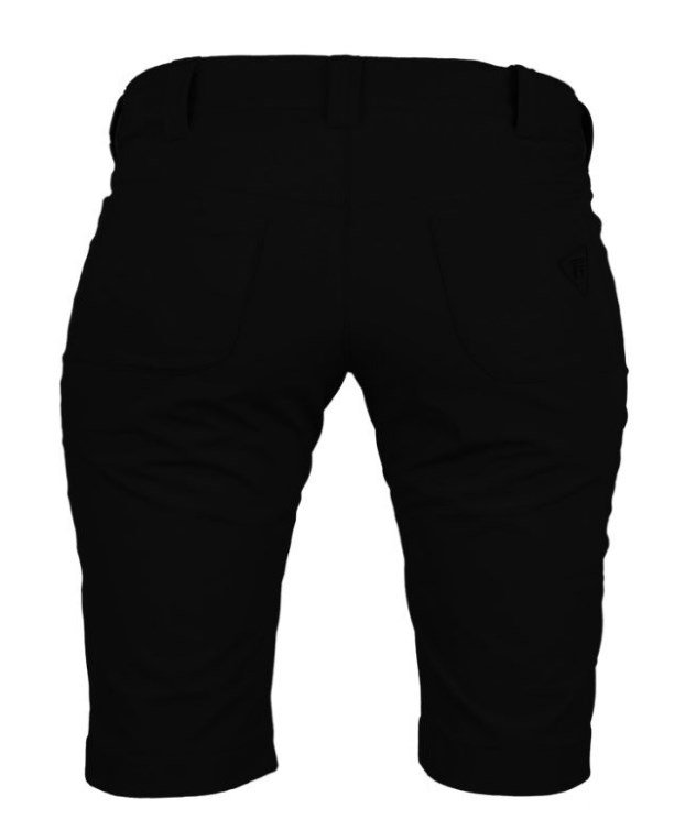 Tony Trevis ladies short slim fit women's shorts, black