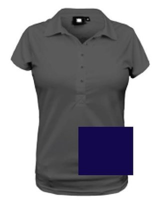 Tony Trevis ladies polo, dark blue