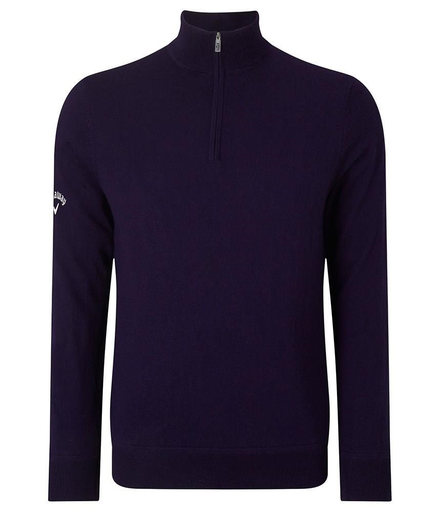 Callaway Windstopper 1/4 Zipped men's sweater, peacoat