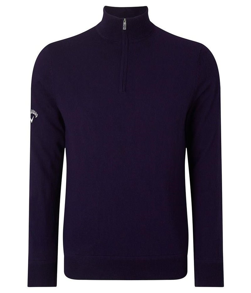 Callaway Windstopper 1/4 Zipped men's sweater, peacoat