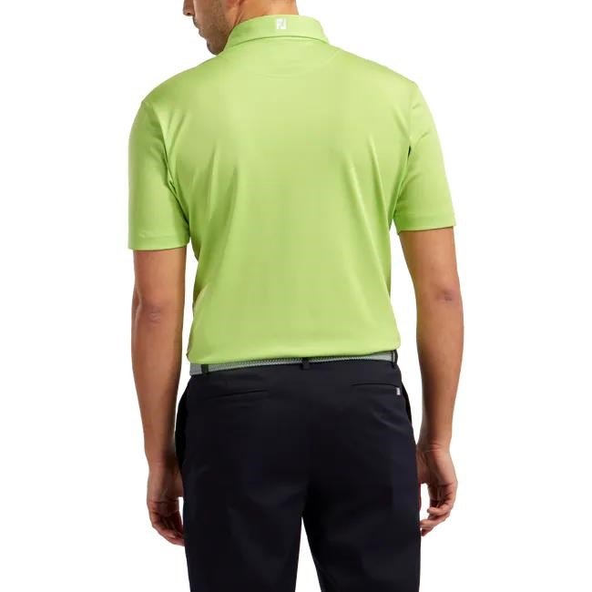 FootJoy Stretch Pique Solid men's polo, lime