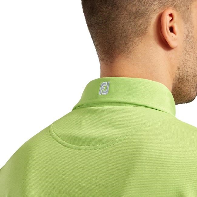 FootJoy Stretch Pique Solid men's polo, lime