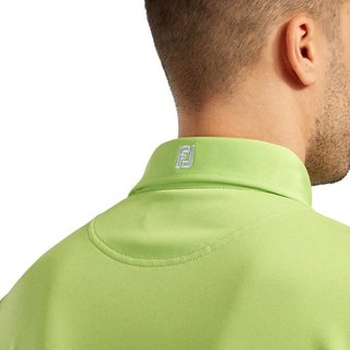 FootJoy Stretch Pique Solid men's polo, lime