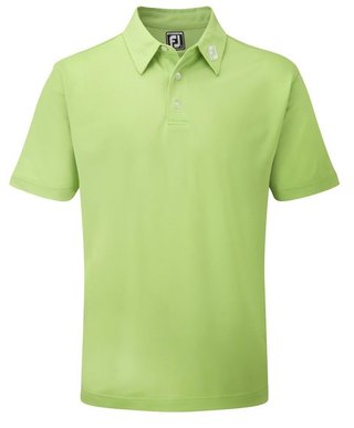 FootJoy Stretch Pique Solid men's polo, lime