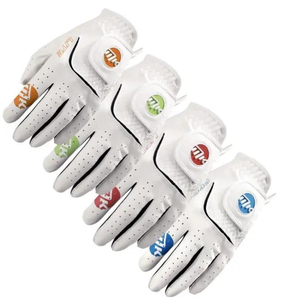 MKids MKids All Weather junior golf glove, white/lime