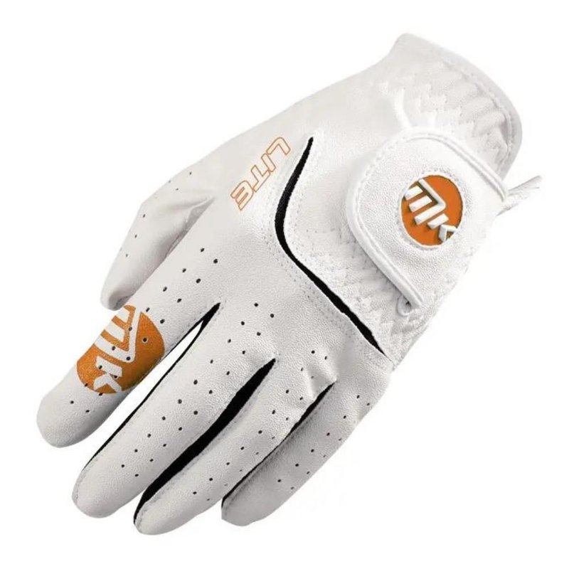 MKids MKids All Weather junior golf glove, white/lime