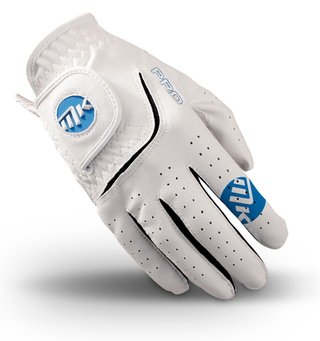 MKids MKids All Weather junior golf glove, white/lime