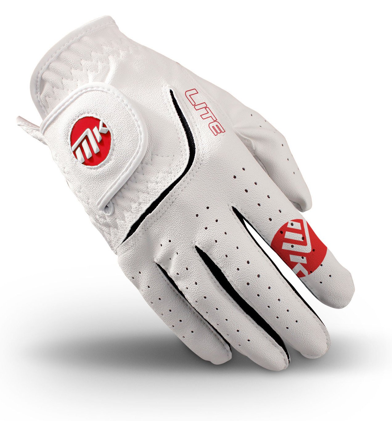 MKids MKids All Weather junior golf glove, white/lime