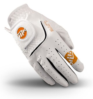 MKids MKids All Weather junior golf glove, white/lime