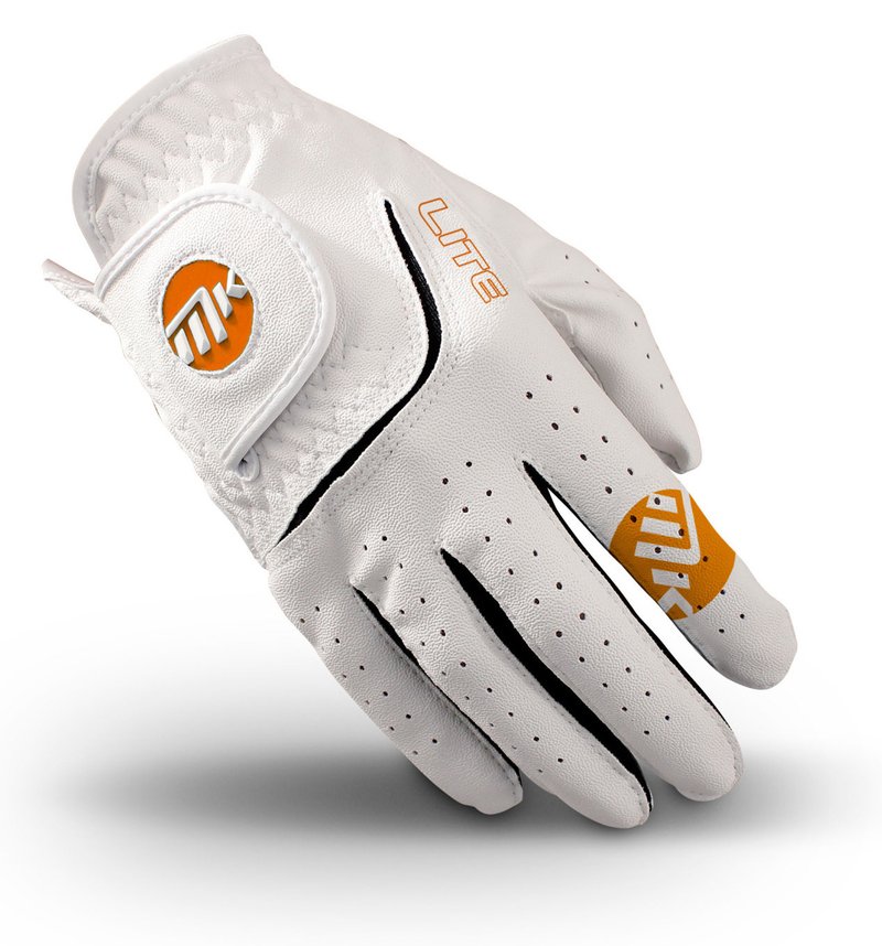 MKids MKids All Weather junior golf glove, white/lime