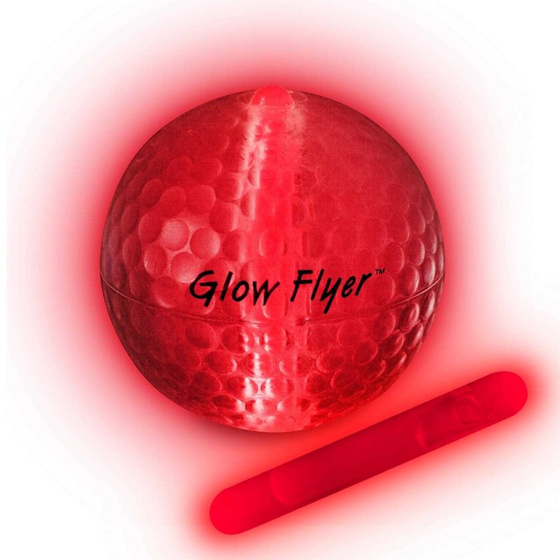 Masters Glow Flyer golf balls, red