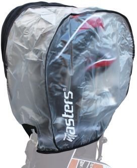 Masters Raincover with Zip, black/clear