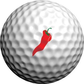 Masters Golfdotz golf ball stickers, Red Hot Chilli Peppers (24 stickers)