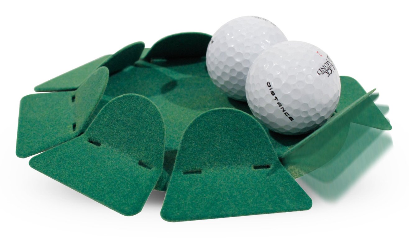 Masters Golf Putting Cup Green Baize training aid