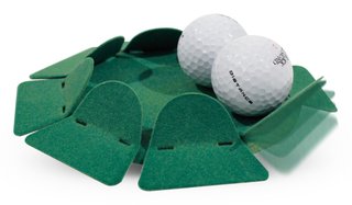 Masters Golf Putting Cup Green Baize training aid