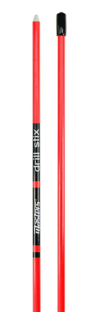 Masters Golf Masters Drill-Stix Training Alignment Rods 2pc Red