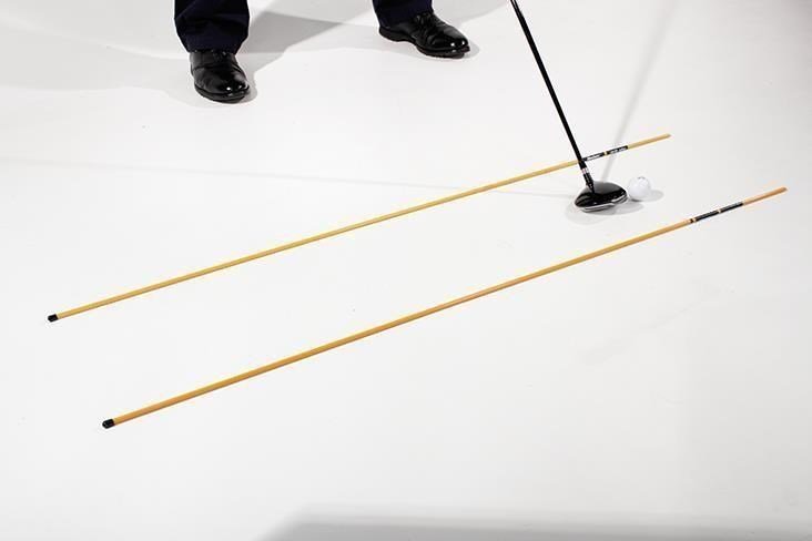 Masters Golf Masters Drill-Stix Training Alignment Rods 2pc White