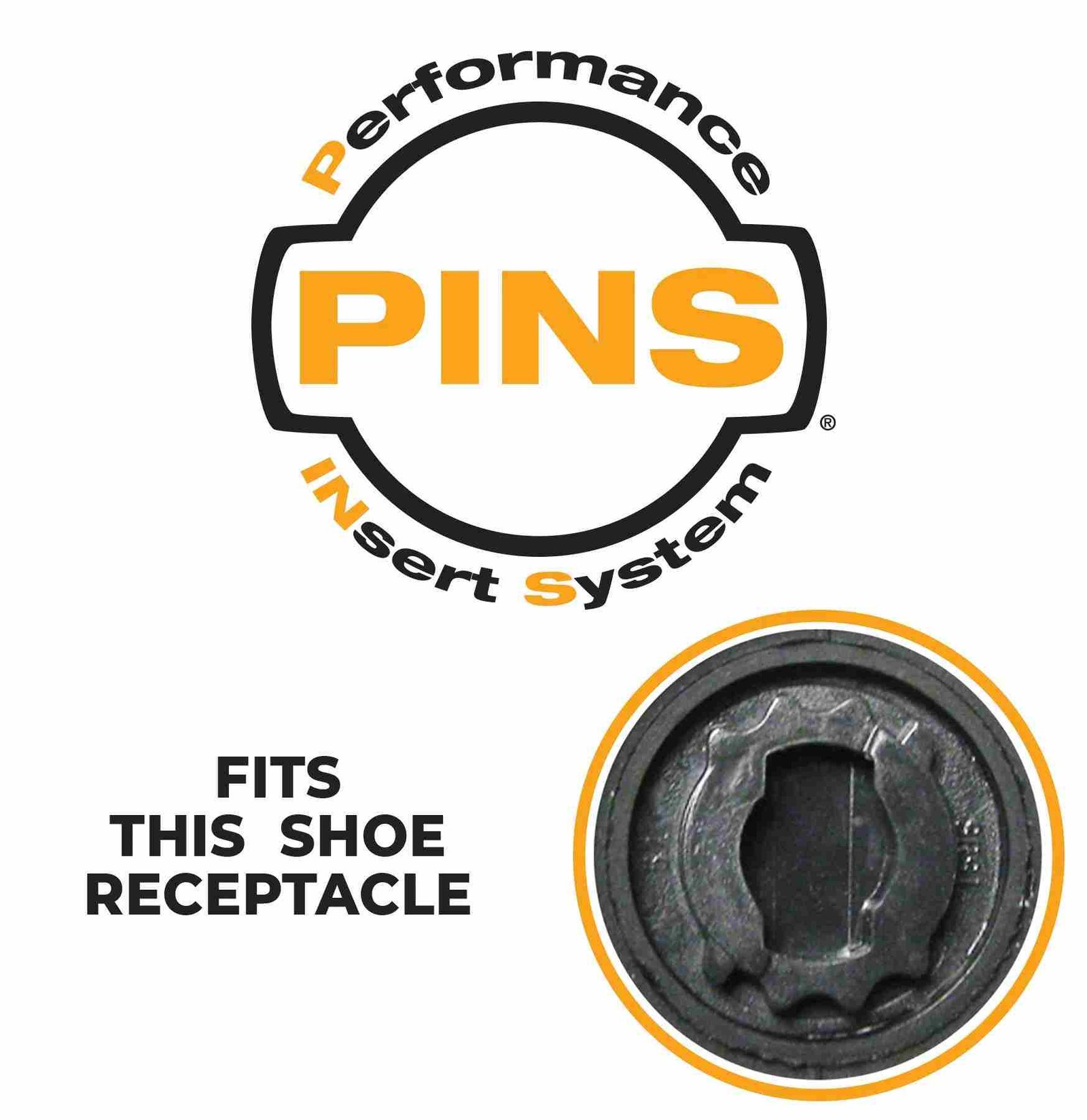 SoftSpikes Softspikes Stealth golf spikes, black/silver, PINS (20pcs)
