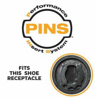 SoftSpikes Softspikes Stealth golf spikes, black/silver, PINS (20pcs)