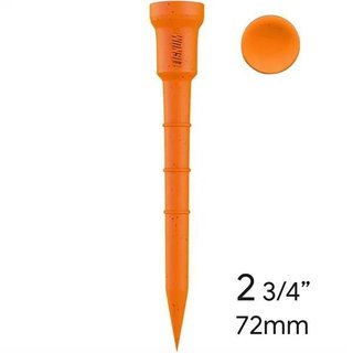 Lignum Tee 72mm (2 3/4") Spinning Orange 12pack