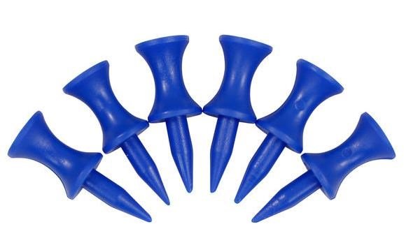Masters Graduated Castle plastic tees 37mm (1 1/2"), 30tees, blue