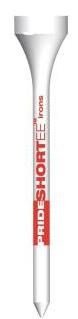 Pride Professional Tee System Prolength Short Red Wood Tees 53mm (2 1/8"), 25 pcs