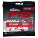 Pride Professional Tee System Prolength Short Red Wood Tees 53mm (2 1/8"), 25 pcs