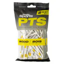 Pride Professional Tee System Prolength Yellow Wood Tees 69mm (2 3/4"), 100pcs