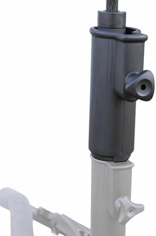 Masters Golf Umbrella Holder Extender trolley accessory, black