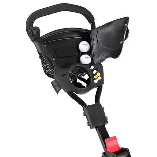 Masters 5 Series manual golf trolley, black