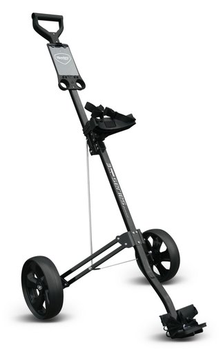 Masters Golf 3 Series Aluminium 2 Wheel Pull trolley, black