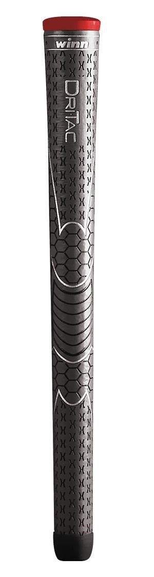 Winn Dri-Tac Grip Grey/Red Standard