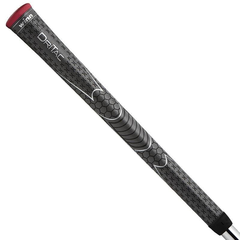 Winn Dri-Tac Grip Grey/Red Standard