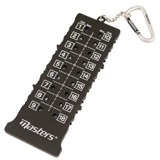 Masters Score Card Counter, black