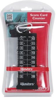 Masters Score Card Counter, black