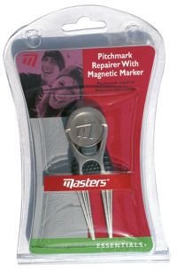 Masters Golf Masters Deluxe Pitchfork With Marker, silver