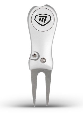Masters Golf Switchblade Style Pitchfork silver