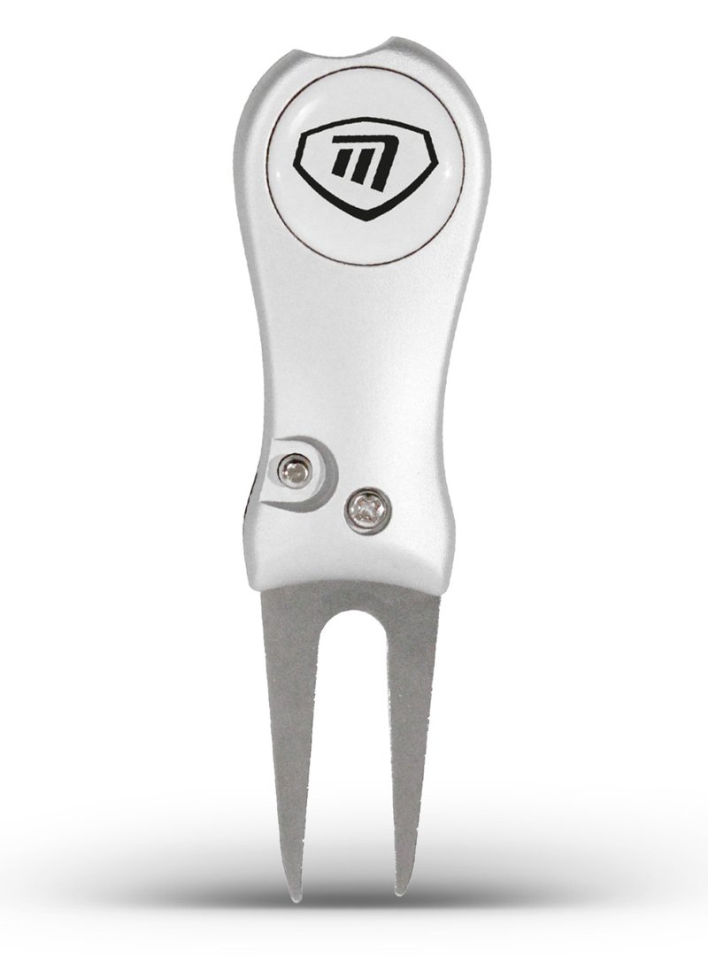 Masters Golf Switchblade Style Pitchfork silver
