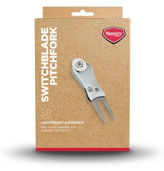 Masters Golf Switchblade Style Pitchfork silver