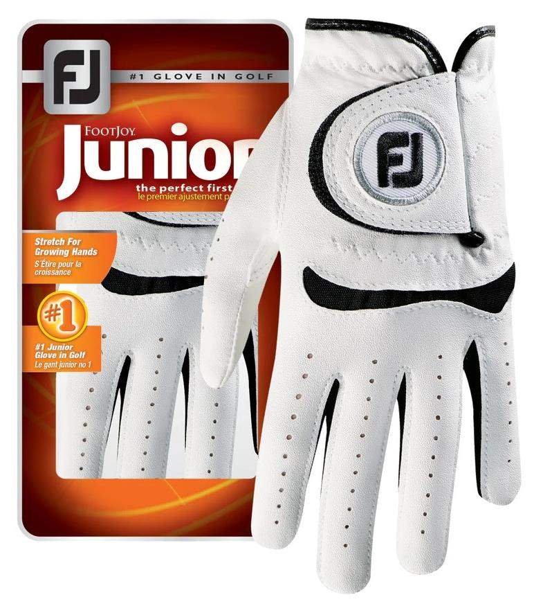 Footjoy FJ Junior 18 golf glove, white/black