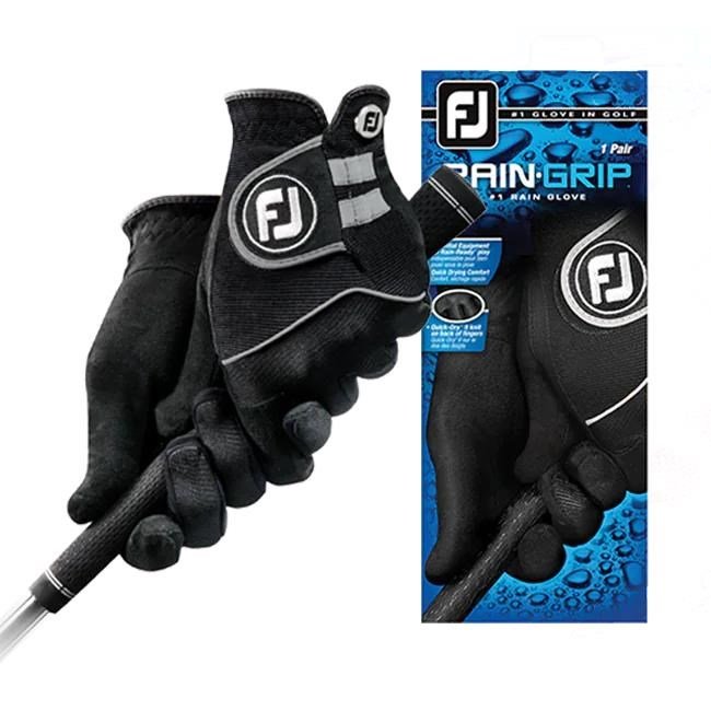 Footjoy FootJoy RainGrip Pair ladies golf gloves, black