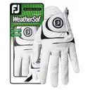 FootJoy WeatherSof 18 ladies golf glove, white
