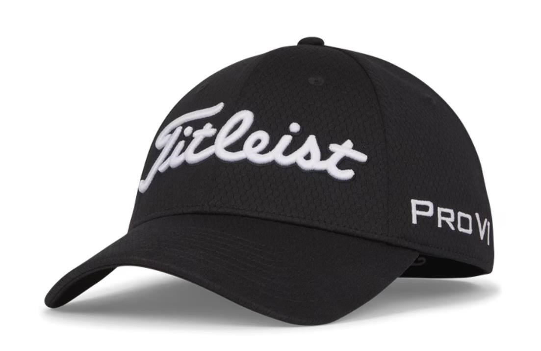 Titleist Tour Elite men's cap, black/white
