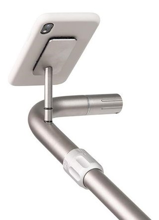 JuCad Velcro smartphone holder, titanium