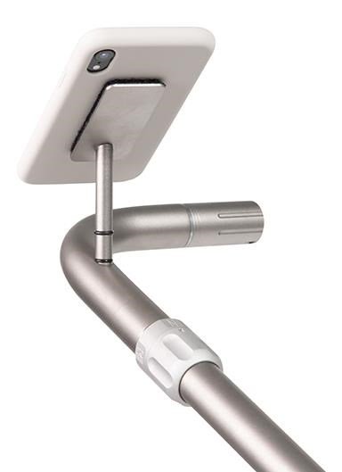 JuCad Velcro smartphone holder, titanium