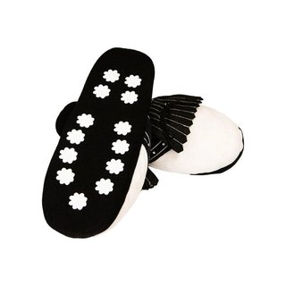 Longridge Golf Slippers (flaps) L golf shoe covers, black/white