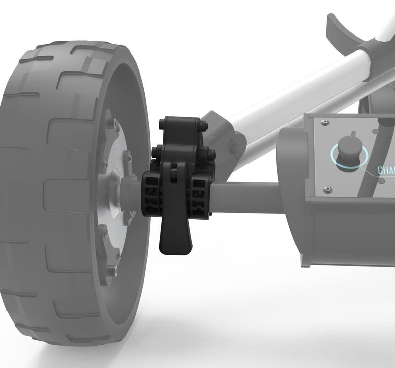 Alphard Club Booster eWheel Bracket Set - Clicgear 3.5, black