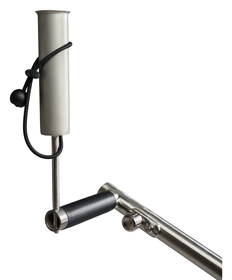 Davies Caddy Compact umbrella holder, brush silver