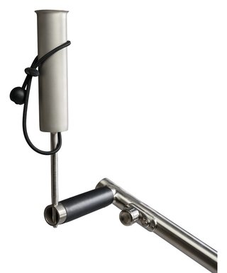 Davies Caddy Compact umbrella holder, brush silver